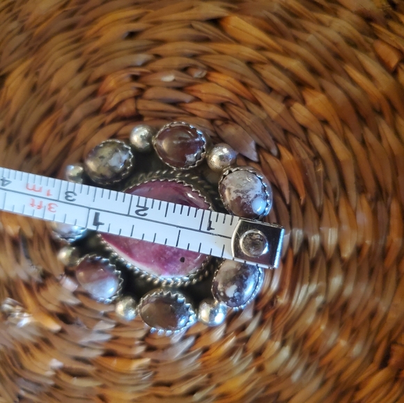 🛑SOLD🛑Navajo Spiny Oyster Turquoise Ring - Picture 4 of 6